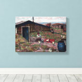 Harvey Dunn - Home Canvas Afdruk (Insitu (Houten vloer))