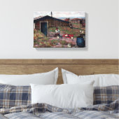 Harvey Dunn - Home Canvas Afdruk (Insitu (Slaapkamer))