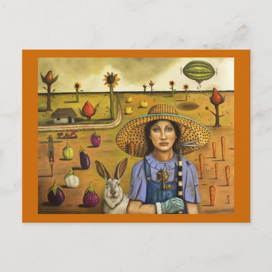 Harvey en de eccentrische boer briefkaart (Voorkant)