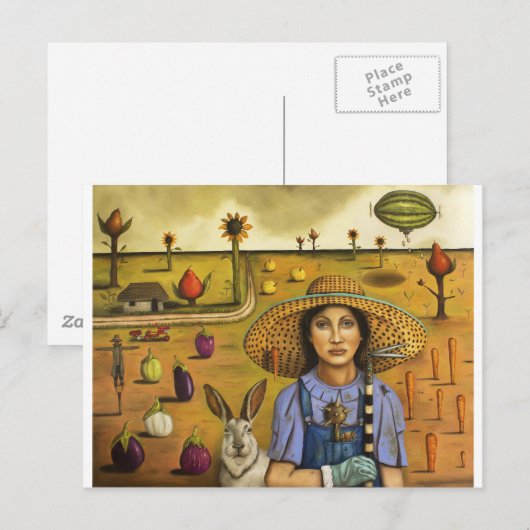 Harvey en de eccentrische boer briefkaart (Voorkant / Achterkant)