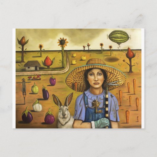 Harvey en de eccentrische boer briefkaart (Voorkant)