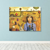 Harvey en de excentrieke boer canvas afdruk (Insitu (Houten vloer))