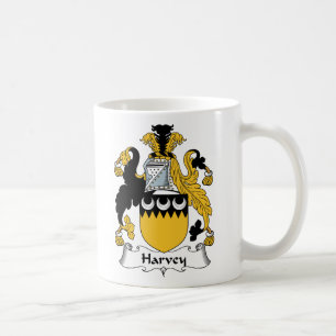 Harvey Family Crest Koffiemok