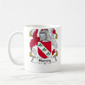 Harvey Family Crest Koffiemok (Links)
