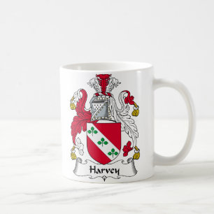 Harvey Family Crest Koffiemok
