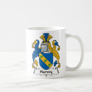 Harvey Family Crest Koffiemok