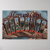 Harvey Gap State Park Poster (Voorkant)