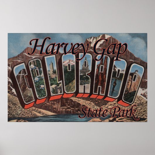 Harvey Gap State Park Poster (Voorkant)