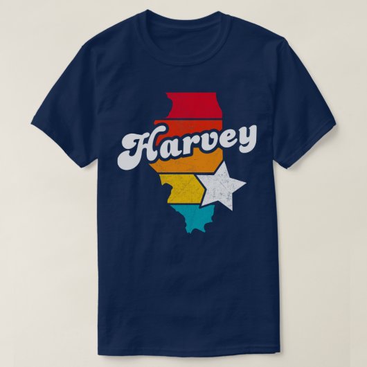 Harvey Illinois Verdrietig Souvenir 2 T-shirt (Design voorkant)