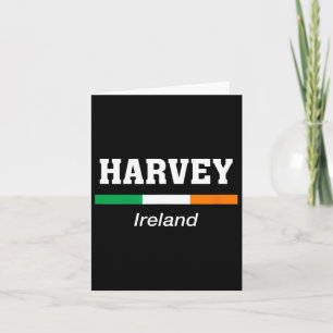 Harvey Irish Family Name St Patricks Day Ireland F Kaart