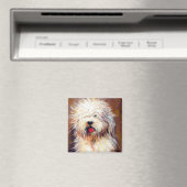 Harvey - Oud Engels Schaap Hond Magneet (Insitu (Vaatwasser))