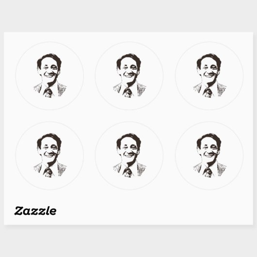 Harvey   ronde sticker (Vel)