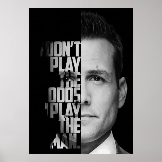 Harvey Specter Quotes Poster (Voorkant)