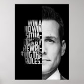 Harvey Specter Quotes Poster (Voorkant)