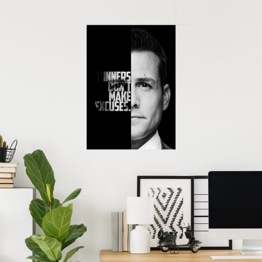 Harvey Specter Quotes Poster (Thuiskantoor)