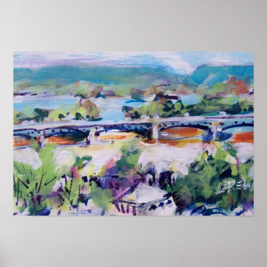 Harvey Taylor Bridge / Kunstenaar Larry Lerew Poster (Voorkant)