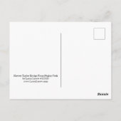 Harvey Taylor Bridge uit Negley Park Briefkaart (Achterkant)