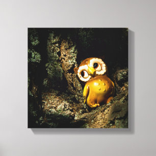 Harvey the Owl I Canvas Afdruk