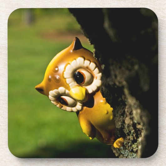 Harvey the Owl II Drankjes Onderzetter (Voorkant)
