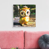 Harvey the Owl III Canvas Afdruk (Insitu (Woonkamer))