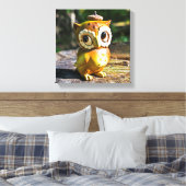Harvey the Owl III Canvas Afdruk (Insitu (Slaapkamer))