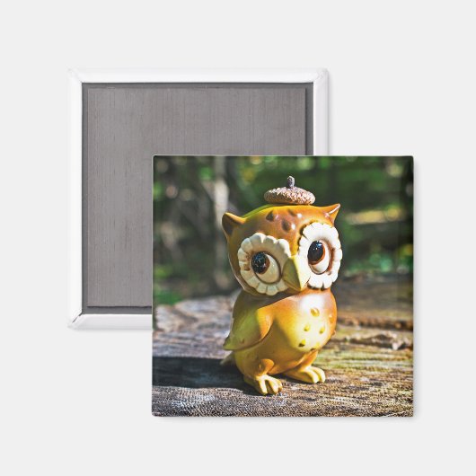 Harvey the Owl III Magneet (Voorkant / Achterkant)