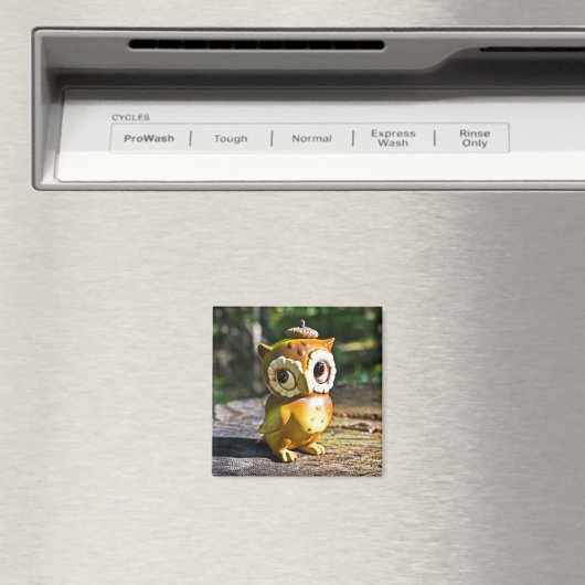 Harvey the Owl III Magneet (Insitu (Vaatwasser))