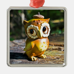 Harvey the Owl III Metalen Ornament