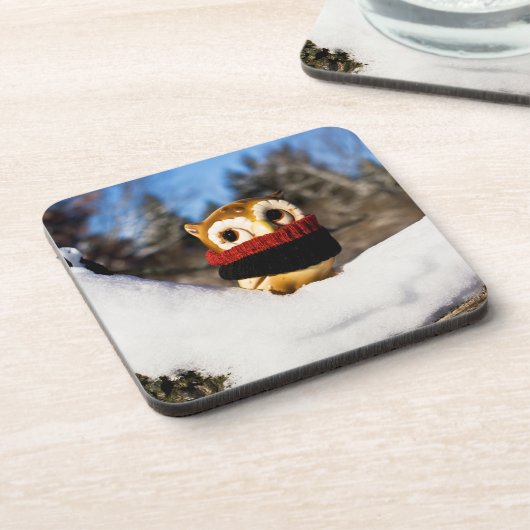 Harvey the Owl IV Drankjes Onderzetter (Linkerzijde)