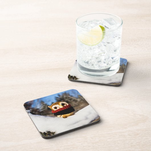 Harvey the Owl IV Drankjes Onderzetter (Rechterzijde)