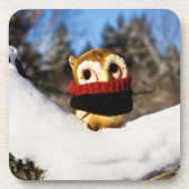 Harvey the Owl IV Drankjes Onderzetter (Voorkant)