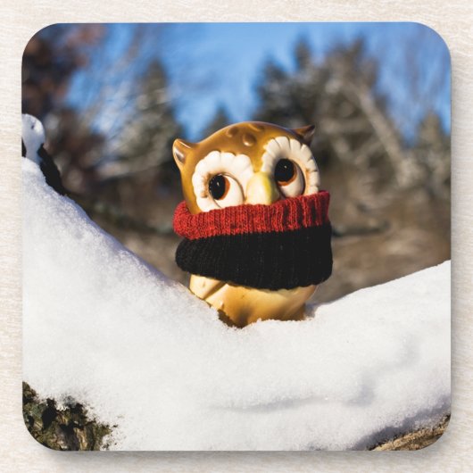 Harvey the Owl IV Drankjes Onderzetter (Voorkant)