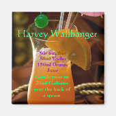 Harvey Wallbanger Cocktail Magnet (Voorkant)