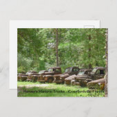 Harvey's Historic Truck Display - Crawfordville FL Briefkaart (Voorkant / Achterkant)