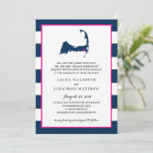 Harwich Cape Cod Map met hart | Weddenschap Kaart (Staand voorkant)