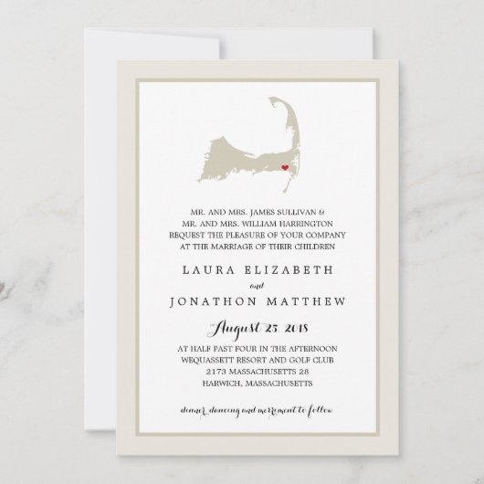 Harwich Cape Cod Map | Weddenschap Kaart (Voorkant)