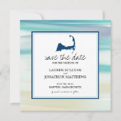 Harwich Cape Cod Ocean Waterverf Save the Date (Voorkant)