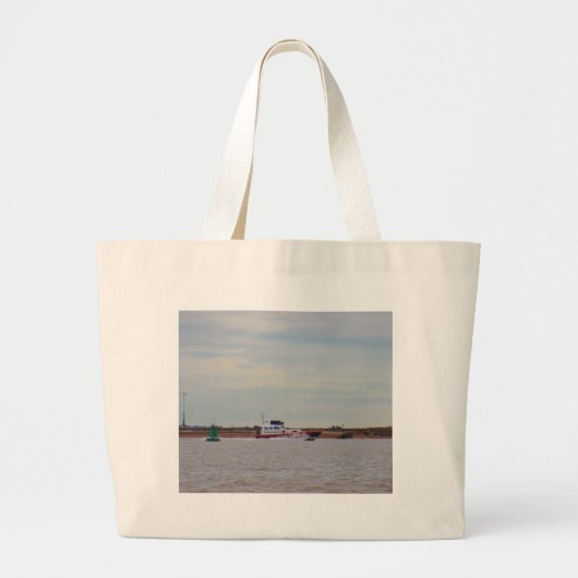 Harwich Haven loodsboot Grote Tote Bag (Voorkant)