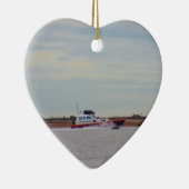 Harwich Haven loodsboot Keramisch Ornament (Rechts)