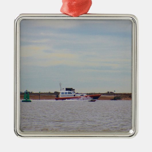 Harwich Haven loodsboot Metalen Ornament (Voorkant)