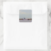 Harwich Haven loodsboot Vierkante Sticker (Tas)
