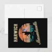 Harwich Massachusetts Briefkaart (Voorkant / Achterkant)