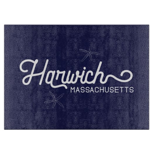 Harwich Massachusetts Nautical Serving Tray Snijplank (Voorkant)
