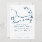 Harwich Port MA Casual bruiloft repetitie diner Kaart (Voorkant)