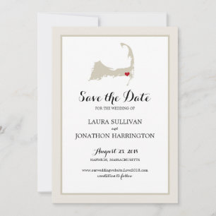 Harwich Wequassett Cape Cod.   Weddenschap Save The Date