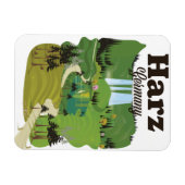 Harz Duitsland reisposter Magneet (Horizontaal)