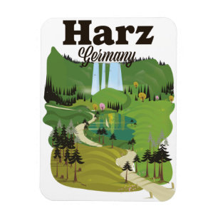 Harz Duitsland reisposter Magneet