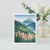 Harz Mountains Duitsland vintage Briefkaart (Staand voorkant)