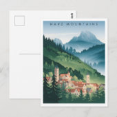 Harz Mountains Duitsland vintage Briefkaart (Voorkant / Achterkant)