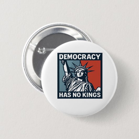 Has No Kings Ronde Button 5,7 Cm (Voorkant /achterkant)